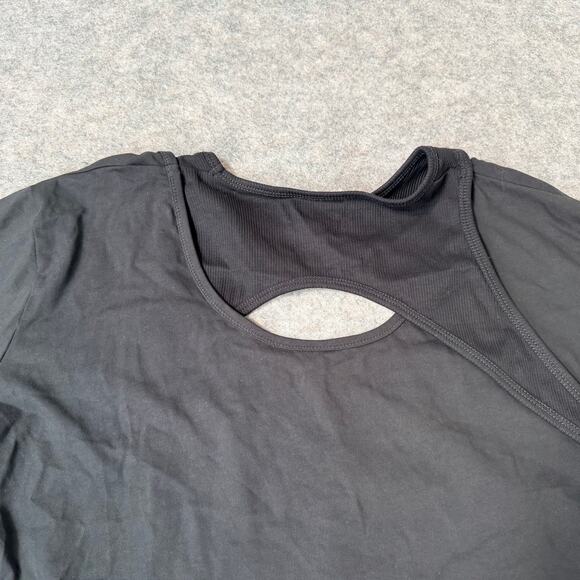 Dion Lee Unisex Black Asymmetrical Holster Designer Tee T-Shirt Shirt Size L - Picture 6 of 12